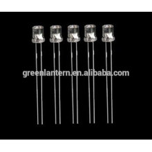 3mm flache Oberseite führte helles Weitwinkel 3mm flache Oberseite Hauptlampe LED Diode (weiß)